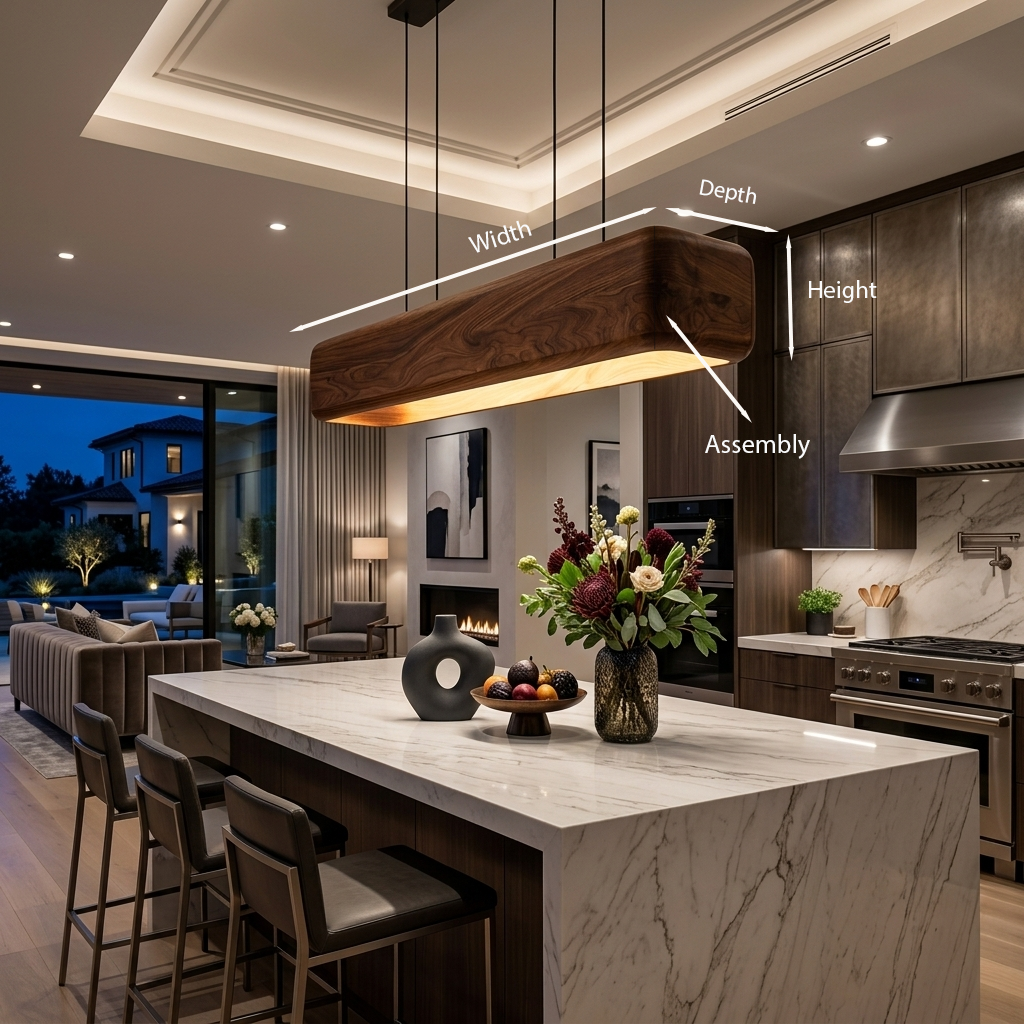 Minimalist Pendant Light Designed For Elegant Dining Table Lighting