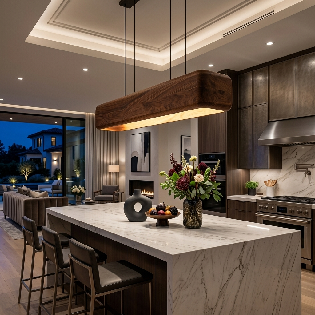 Minimalist Pendant Light Designed For Elegant Dining Table Lighting