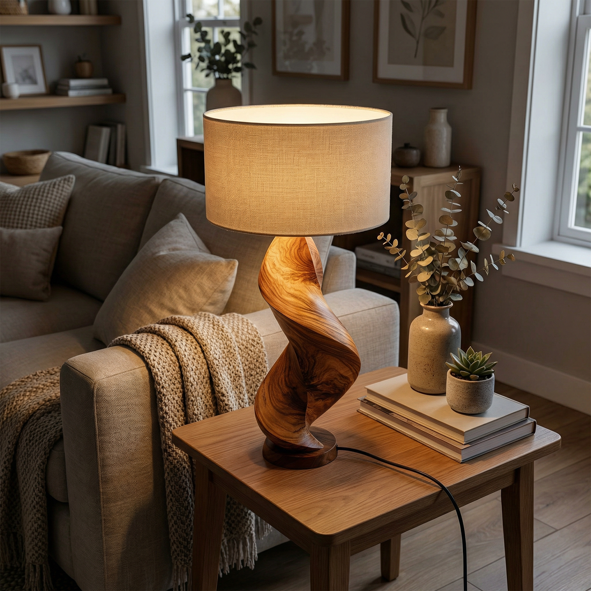 Organic Ambient Lamp Bedroom Living Room Dining Room Corner