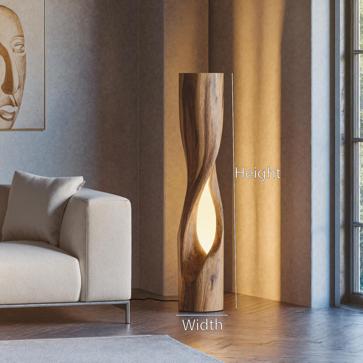 Minimal Floor Lamp For Living Space