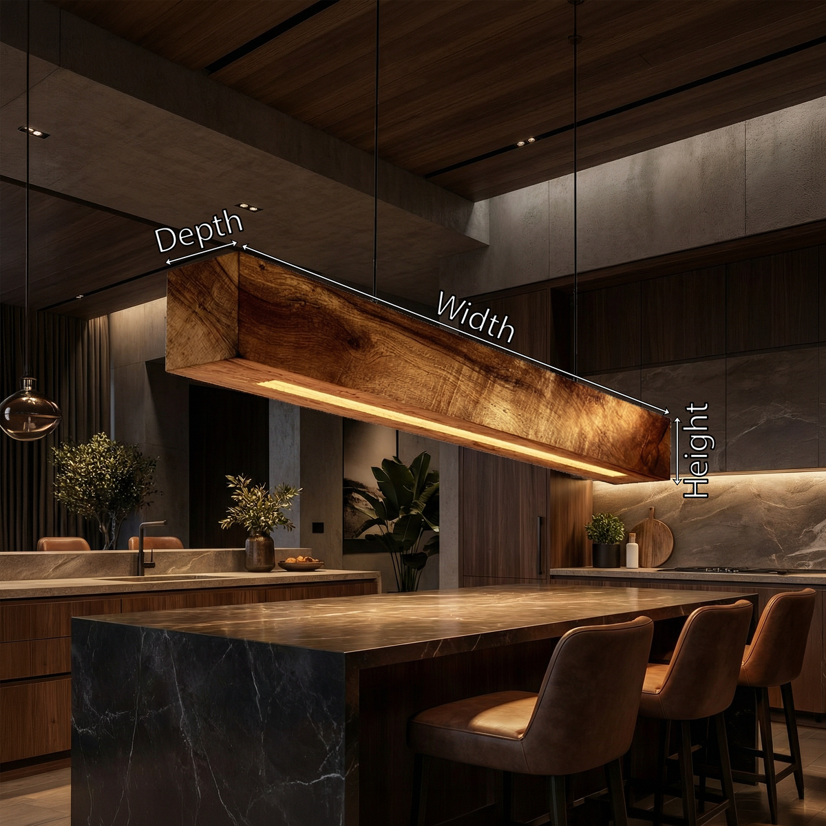 Modern Accent Lamp Kitchen Counter Dining Room Living Space Corner