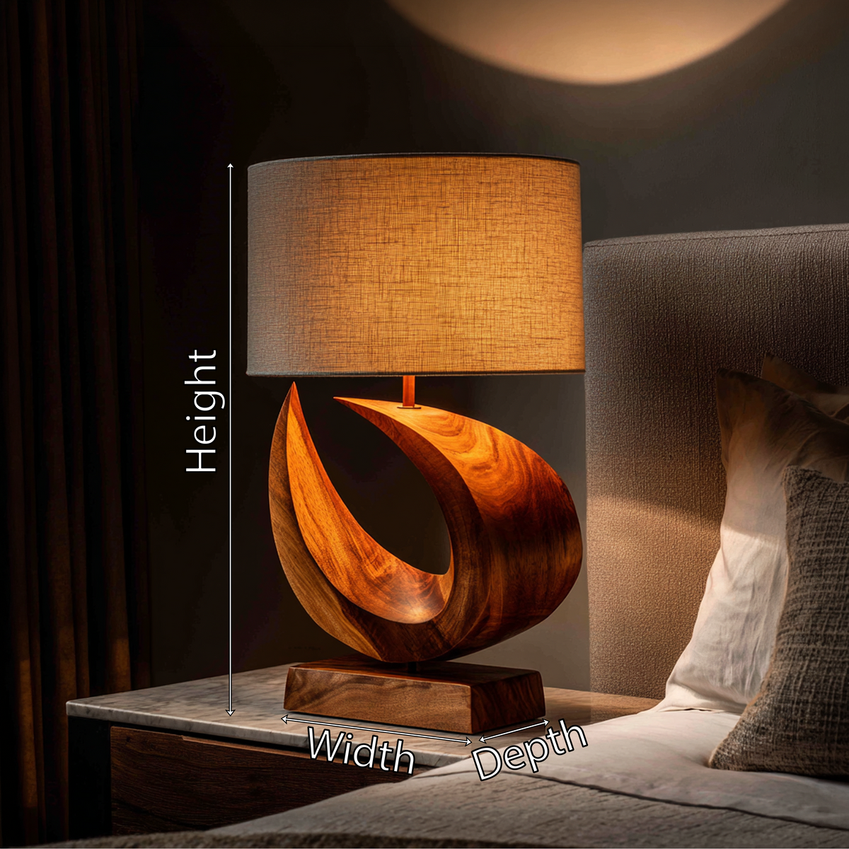 Coastal Artistic Lamp Bedroom Living Room Studio Corner Space