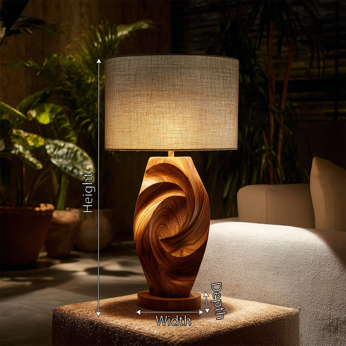Minimalist Ambient Lamp Bedroom Nightstand Living Room Corner Space