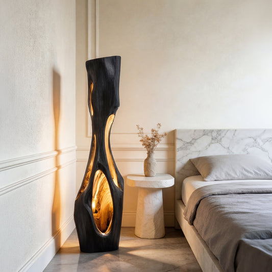 Modern Sculptural Table Lamp Living Room Bedroom Kitchen Corner