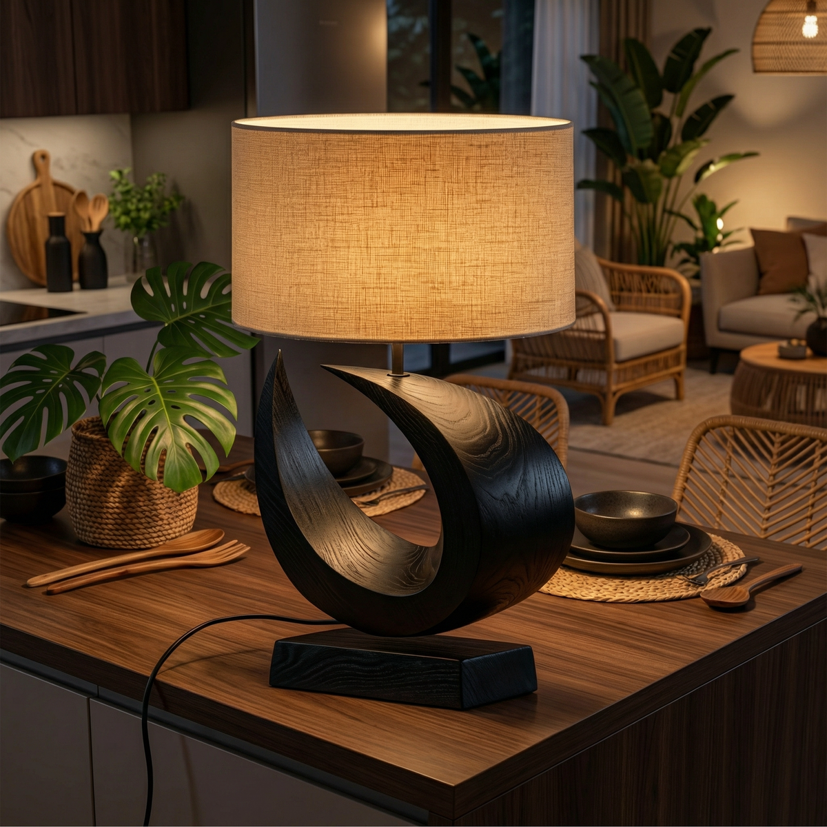 Coastal Artistic Lamp Bedroom Living Room Studio Corner Space