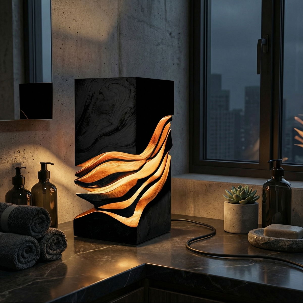 Modern Sculptural Lamp Entryway Console Living Room Hotel Lobby Corner