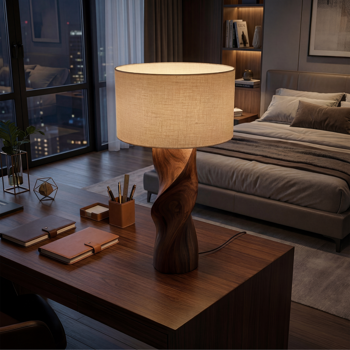 Modern Accent Table Lamp Bedroom Living Room Hotel Room Corner