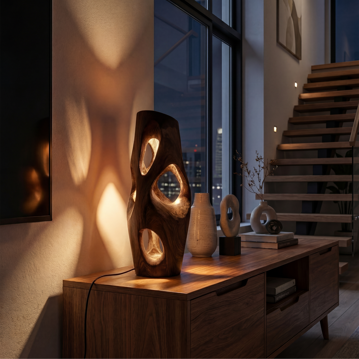 Organic Decorative Lamp Living Room Loft Apartment Reading Corner