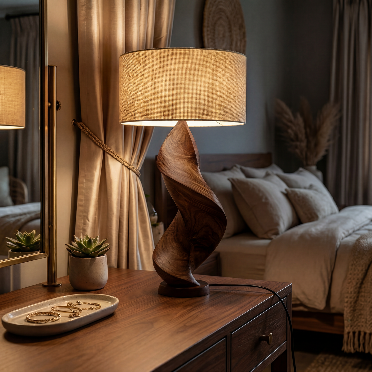 Organic Ambient Lamp Bedroom Living Room Dining Room Corner