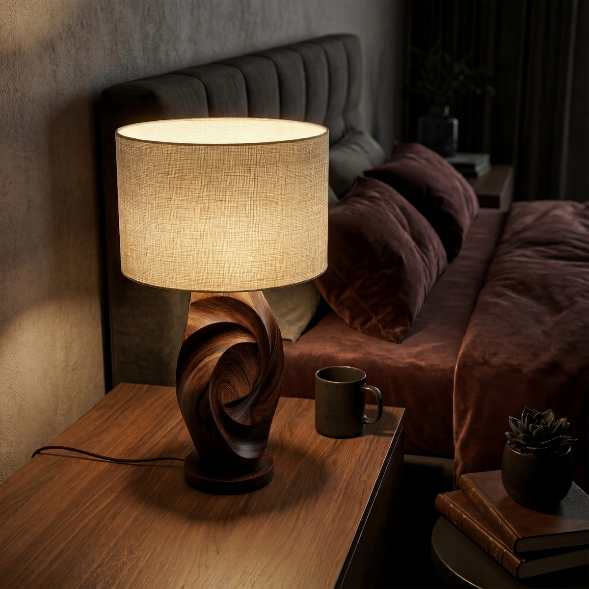 Minimalist Ambient Lamp Bedroom Nightstand Living Room Corner Space