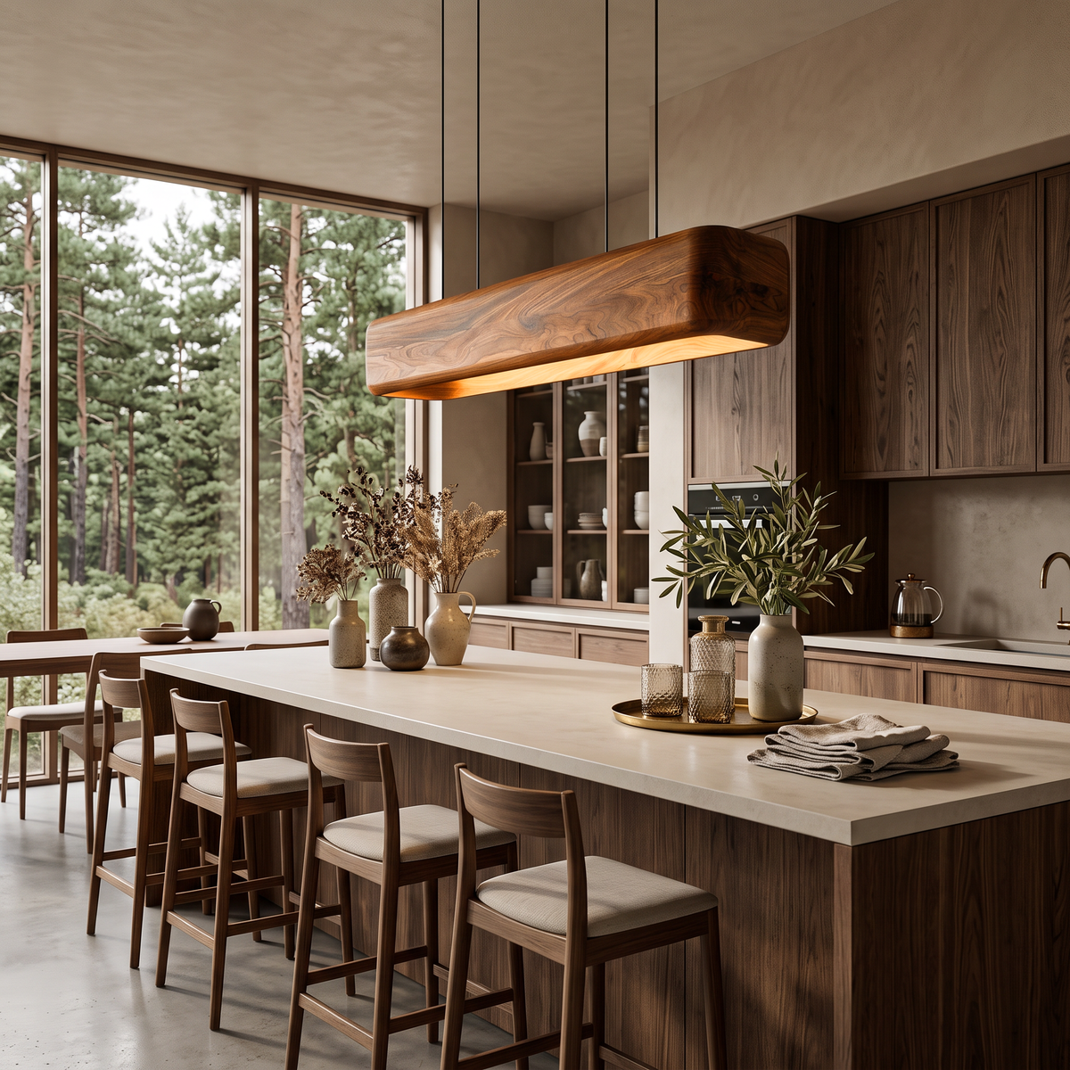 Minimalist Pendant Light Designed For Elegant Dining Table Lighting
