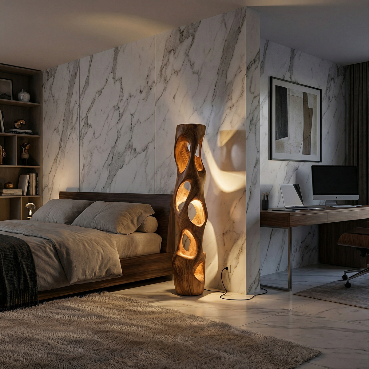 Coastal Decorative Lamp Bedroom Nightstand Living Room Corner Space