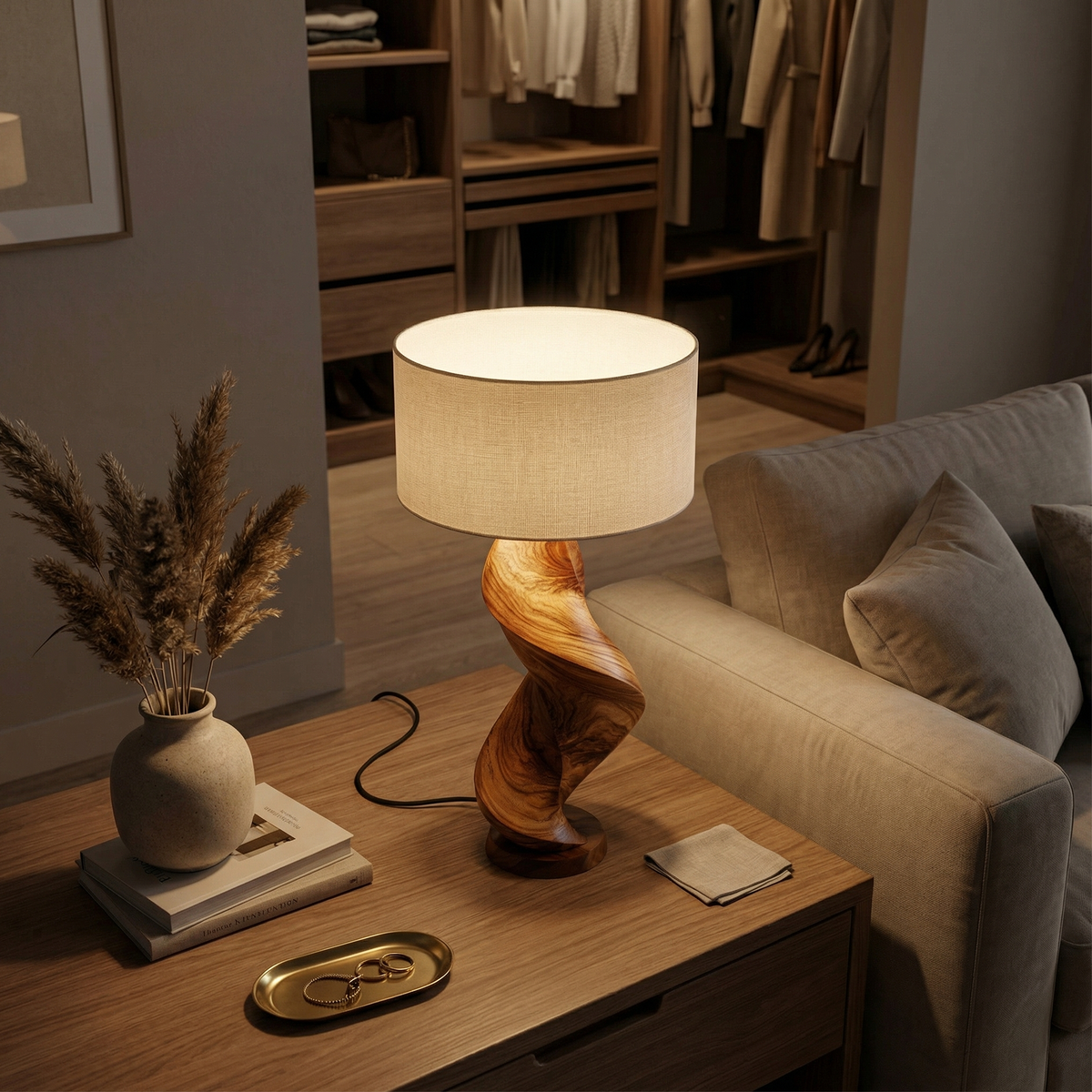 Organic Ambient Lamp Bedroom Living Room Dining Room Corner
