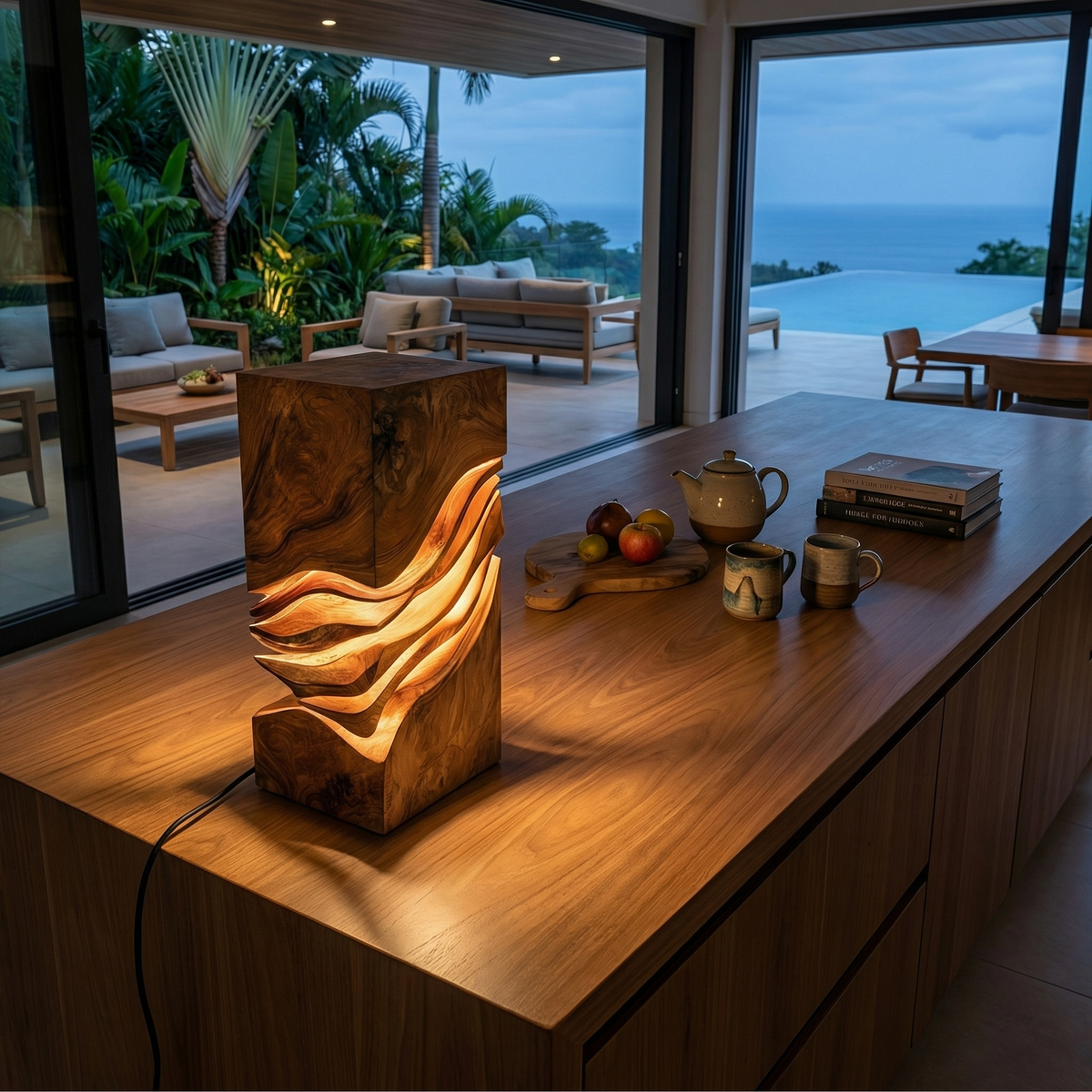 Modern Sculptural Lamp Entryway Console Living Room Hotel Lobby Corner