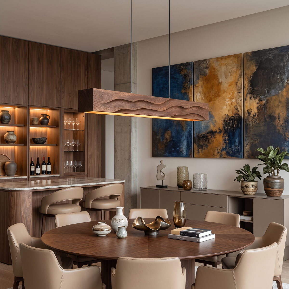 Elegant Pendant Light Combining Modern Design For Kitchen